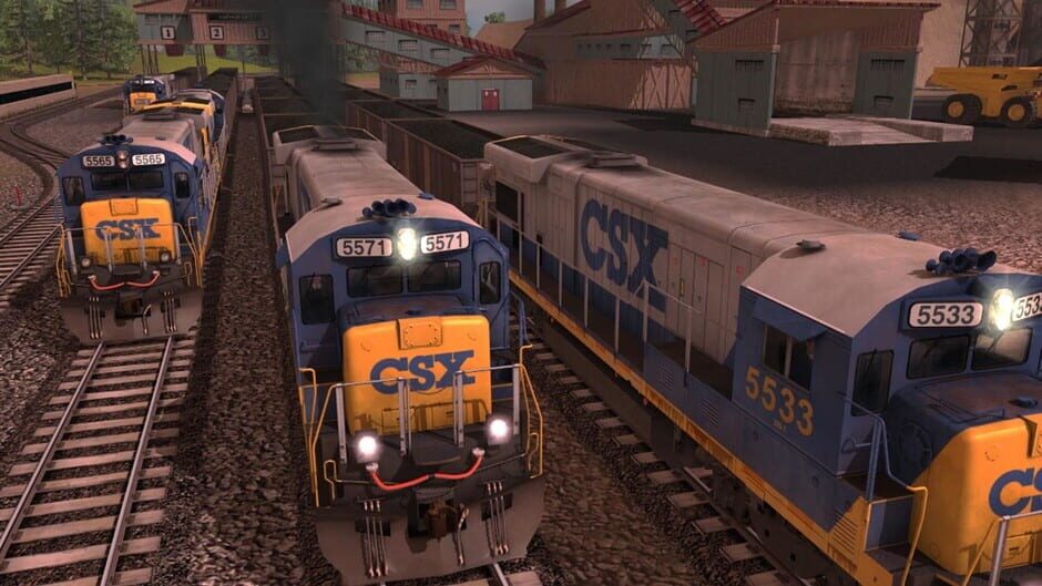 สกรีนช็อตจาก Trainz Railroad Simulator 2022: CSX Transportation GE B30-7 (รูปที่ 4)
