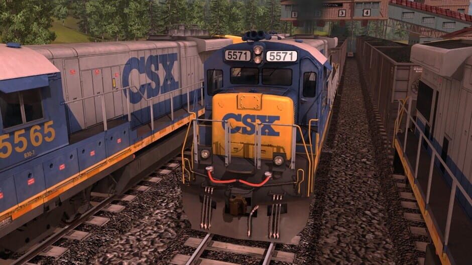 สกรีนช็อตจาก Trainz Railroad Simulator 2022: CSX Transportation GE B30-7 (รูปที่ 3)