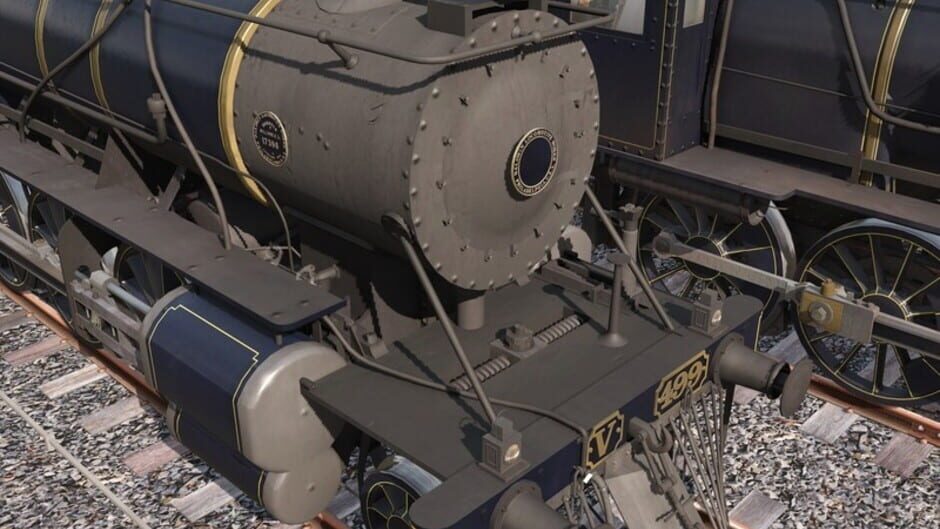 สกรีนช็อตจาก Trainz Railroad Simulator 2022: ZecRail V499 Blue & Gold and Christmas 2019 (รูปที่ 6)