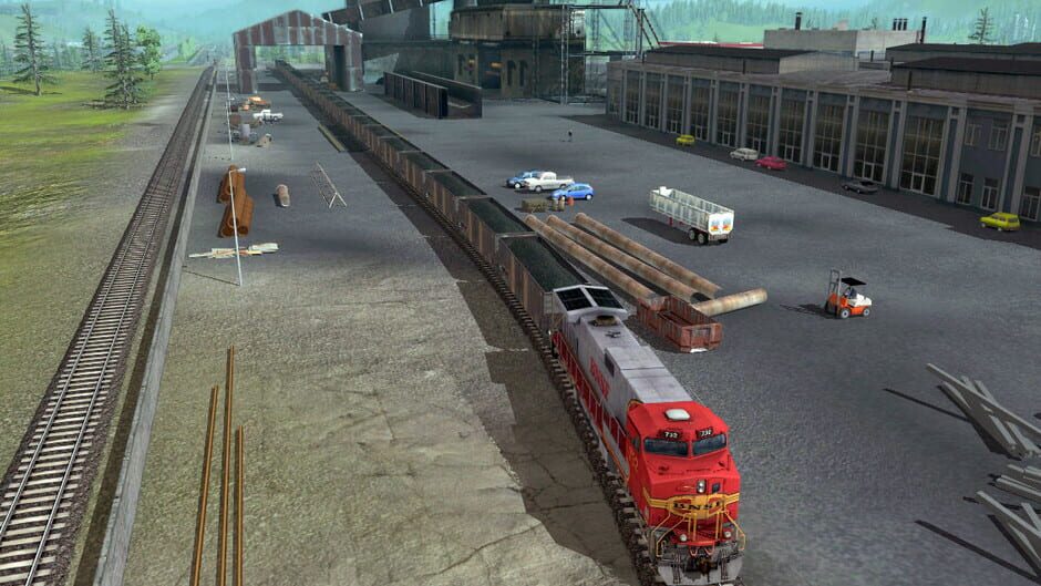 สกรีนช็อตจาก Trainz Railroad Simulator 2022: BNSF GE Dash-9 44CW Warbonnet (รูปที่ 4)