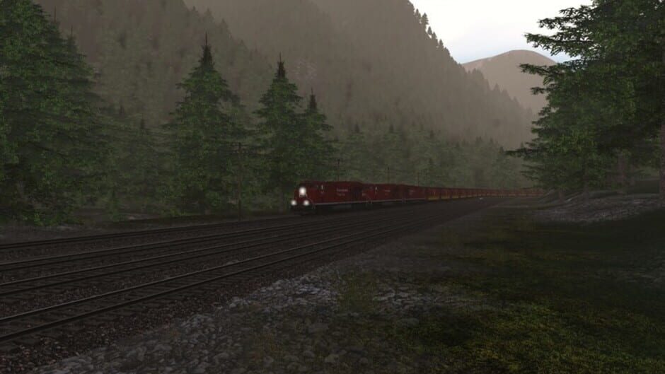 สกรีนช็อตจาก Trainz Railroad Simulator 2022: Canadian Rocky Mountains Viktor Lake to Ross Peak and Glacier (รูปที่ 9)