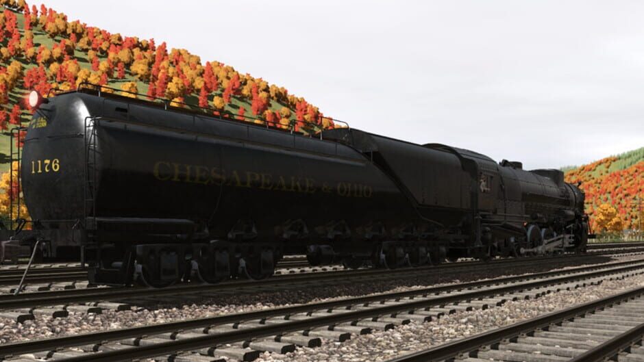 สกรีนช็อตจาก Trainz Railroad Simulator 2022: Chesapeake & Ohio K2 2-8-2 (รูปที่ 4)