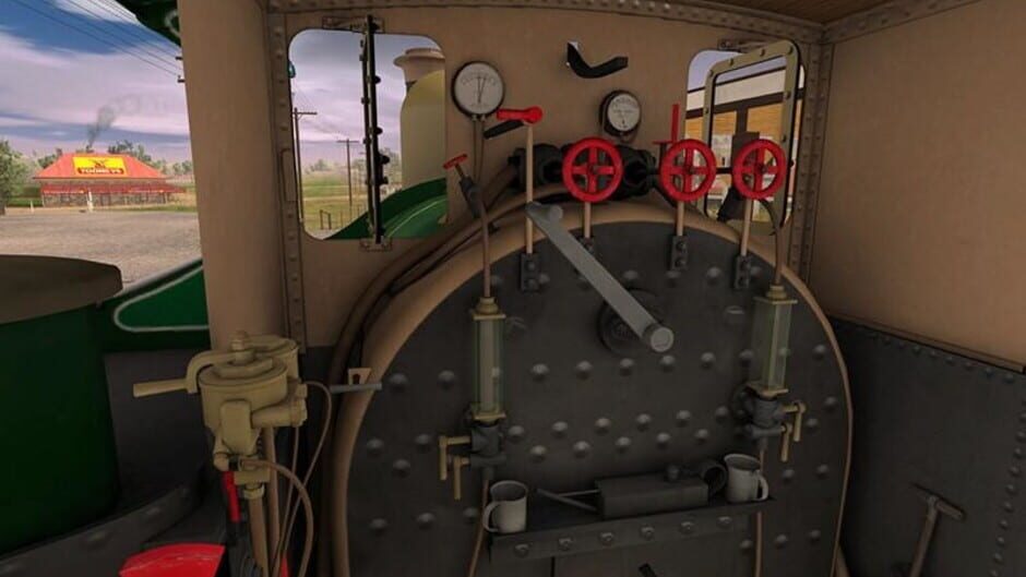 สกรีนช็อตจาก Trainz Railroad Simulator 2022: VR M Class 4-4-0 - Early 2 Tone Green (รูปที่ 4)