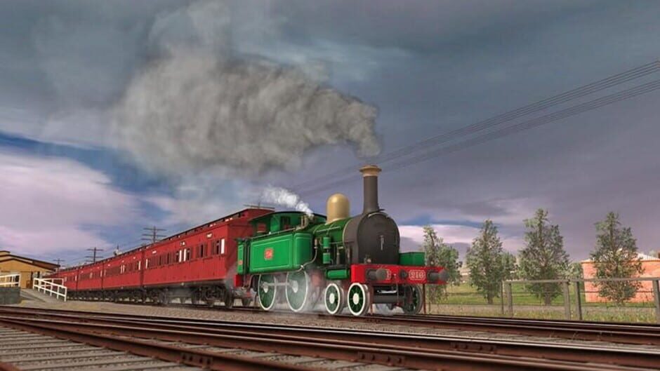 สกรีนช็อตจาก Trainz Railroad Simulator 2022: VR M Class 4-4-0 - Early 2 Tone Green (รูปที่ 2)