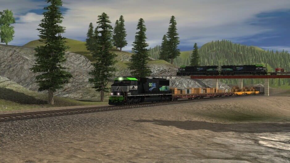สกรีนช็อตจาก Trainz Railroad Simulator 2022: NS SD60E - 6963 GoRail (รูปที่ 2)