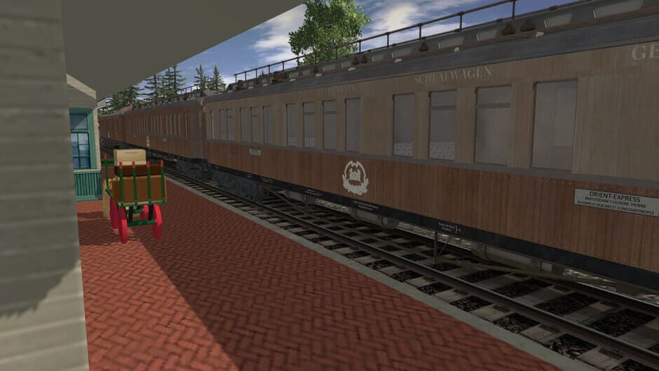 สกรีนช็อตจาก Trainz Railroad Simulator 2022: Orient Express Trainset (รูปที่ 6)