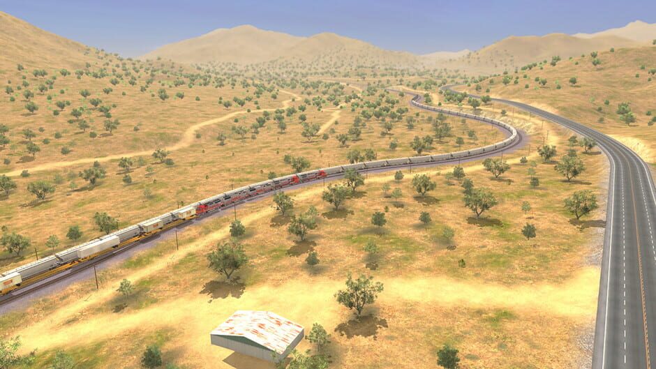สกรีนช็อตจาก Trainz Railroad Simulator 2022: Mojave Sub Division (รูปที่ 4)