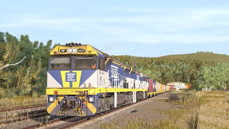 สกรีนช็อตจาก Trainz Railroad Simulator 2022: CFCLA, RailFirst, Freightliner GE C44aci (รูปที่ 3)