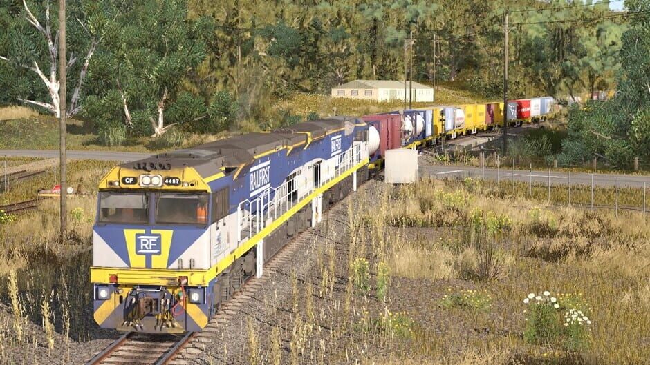 สกรีนช็อตจาก Trainz Railroad Simulator 2022: CFCLA, RailFirst, Freightliner GE C44aci (รูปที่ 6)