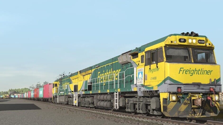 สกรีนช็อตจาก Trainz Railroad Simulator 2022: CFCLA, RailFirst, Freightliner GE C44aci (รูปที่ 2)