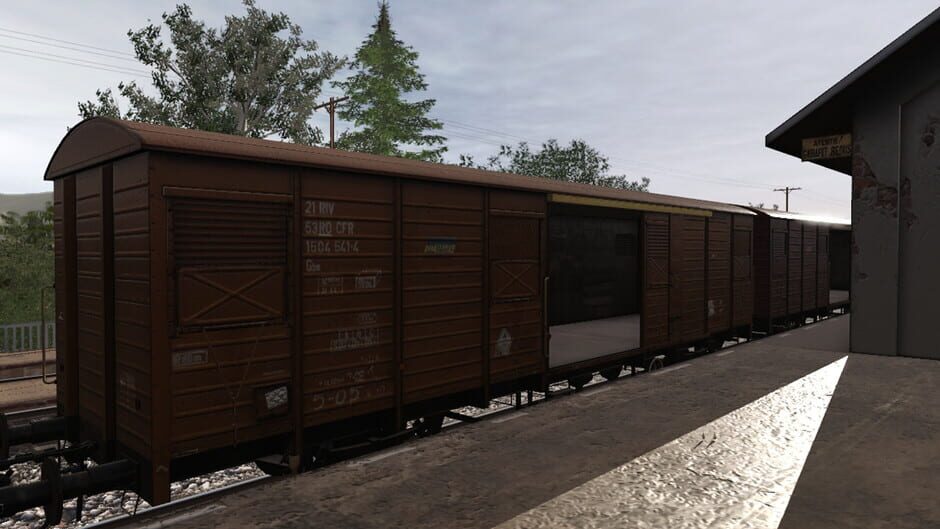 สกรีนช็อตจาก Trainz Railroad Simulator 2022: CFR Marfa Gbs/Gbgs Freight Car (รูปที่ 3)