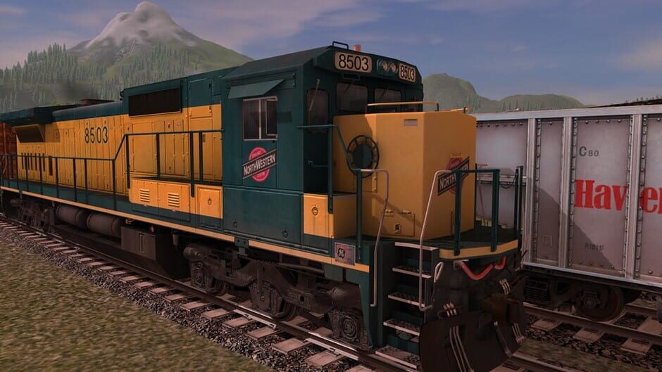 สกรีนช็อตจาก Trainz Railroad Simulator 2022: Chicago & North Western GE C40-8 (รูปที่ 3)