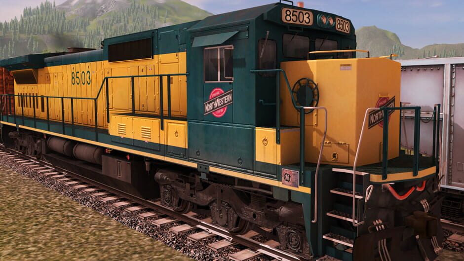 สกรีนช็อตจาก Trainz Railroad Simulator 2022: Chicago & North Western GE C40-8 (รูปที่ 5)