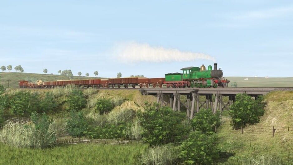 สกรีนช็อตจาก Trainz Railroad Simulator 2022: Victorian Railways V Class 2 Tone Green (รูปที่ 2)