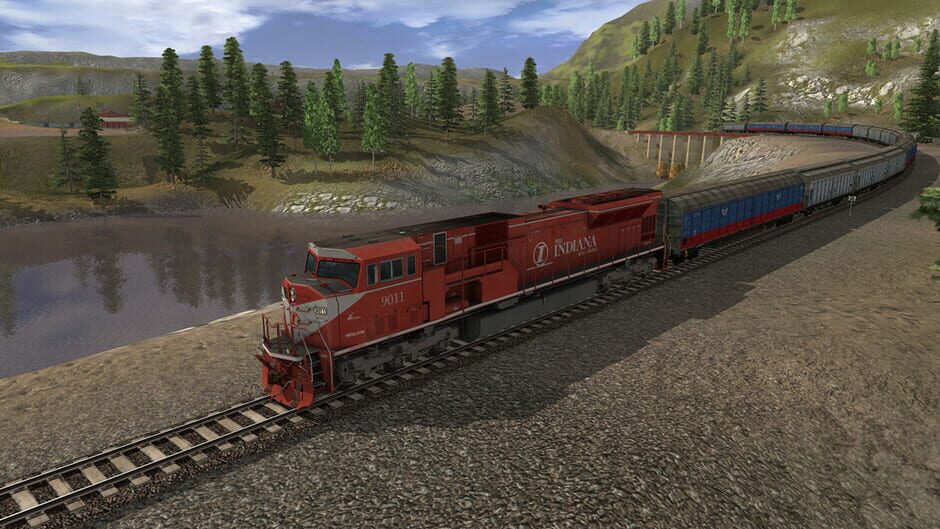 สกรีนช็อตจาก Trainz Railroad Simulator 2022: Indiana Railroad EMD SD9043MAC (รูปที่ 9)