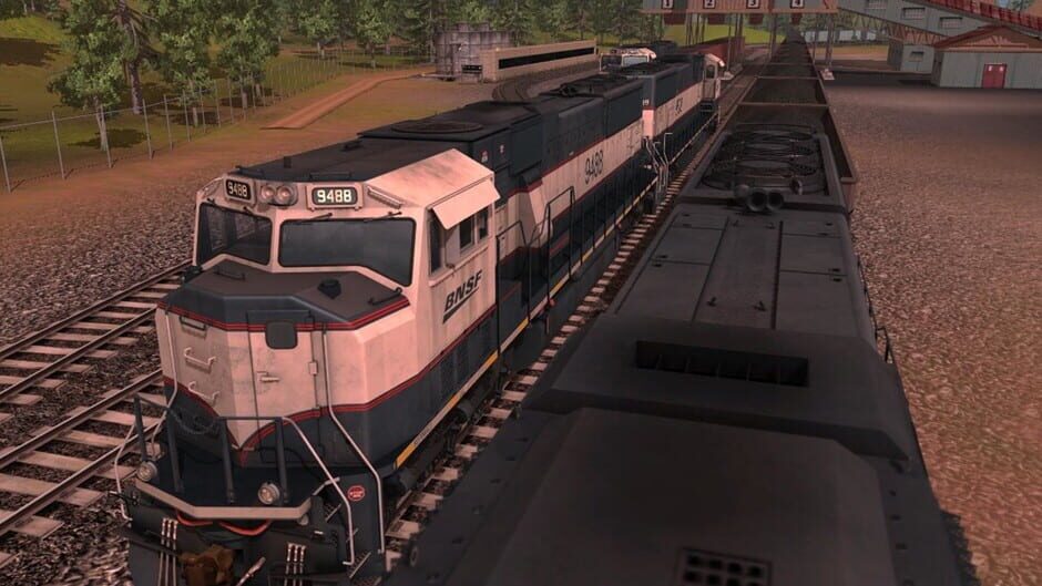 สกรีนช็อตจาก Trainz Railroad Simulator 2022: BNSF Railway EMD SD70MAC Executive Patch (รูปที่ 4)