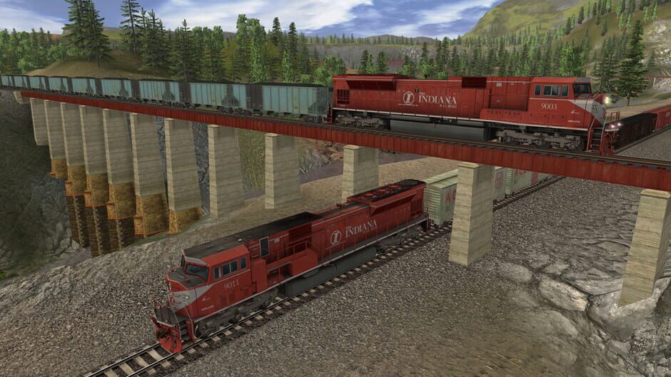สกรีนช็อตจาก Trainz Railroad Simulator 2022: Indiana Railroad EMD SD9043MAC (รูปที่ 2)