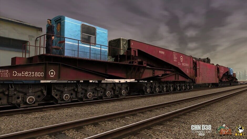 สกรีนช็อตจาก Trainz Plus: China D38 Schnabel Car - Red (รูปที่ 3)