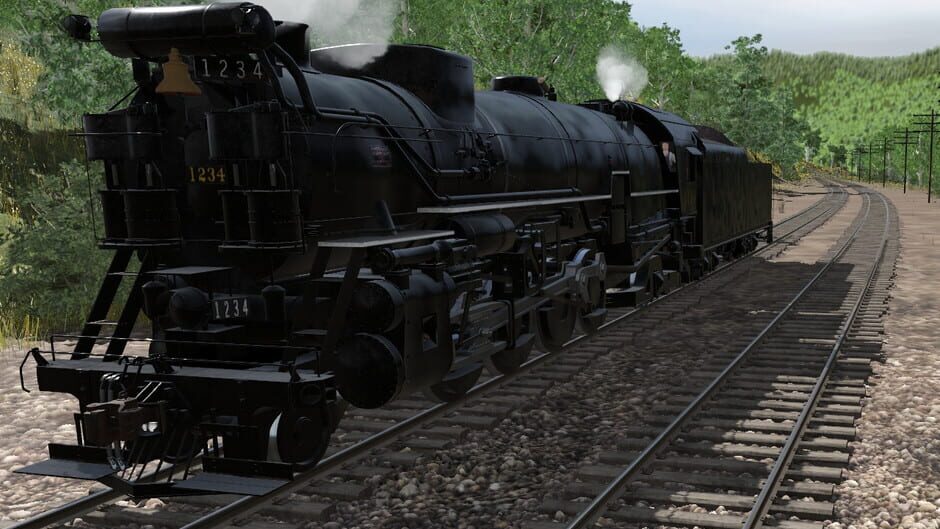 สกรีนช็อตจาก Trainz Railroad Simulator 2022: Chesapeake & Ohio K3-K3a 2-8-2 (รูปที่ 6)