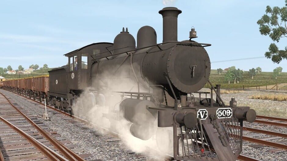 สกรีนช็อตจาก Trainz Railroad Simulator 2022: Victorian Railways V class FL Black (รูปที่ 8)