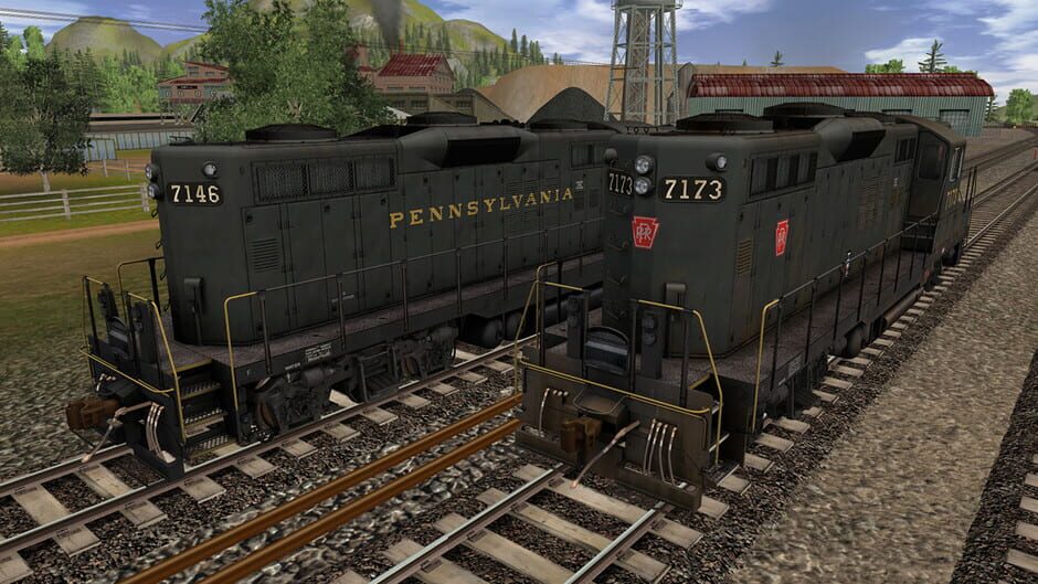 สกรีนช็อตจาก Trainz Railroad Simulator 2022: PRR GP9 (รูปที่ 4)