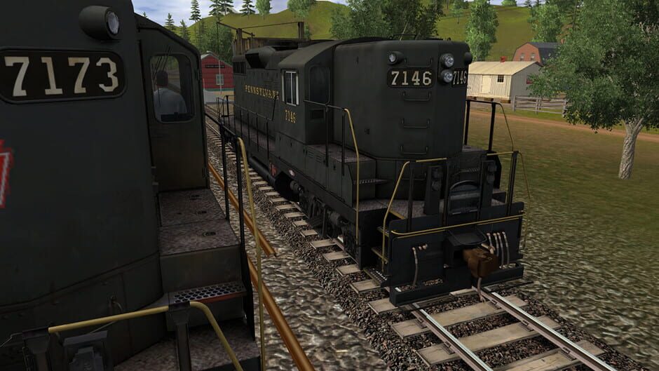 สกรีนช็อตจาก Trainz Railroad Simulator 2022: PRR GP9 (รูปที่ 2)