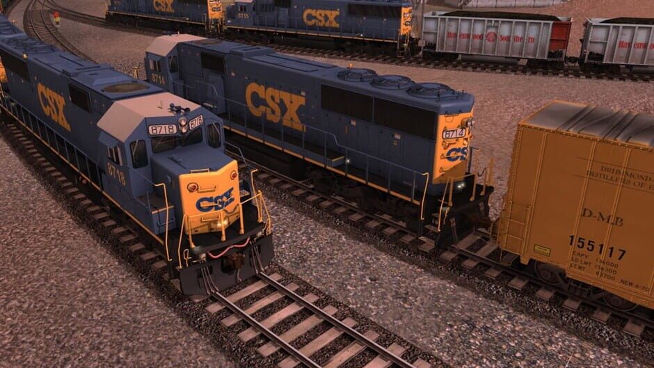 สกรีนช็อตจาก Trainz Railroad Simulator 2022: CSX EMD SD60 (รูปที่ 2)