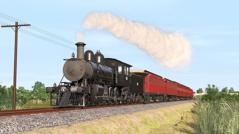 สกรีนช็อตจาก Trainz Railroad Simulator 2022: Victorian Railways V class FL Black (รูปที่ 7)