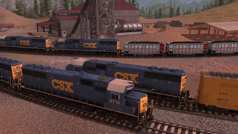 สกรีนช็อตจาก Trainz Railroad Simulator 2022: CSX EMD SD60 (รูปที่ 4)