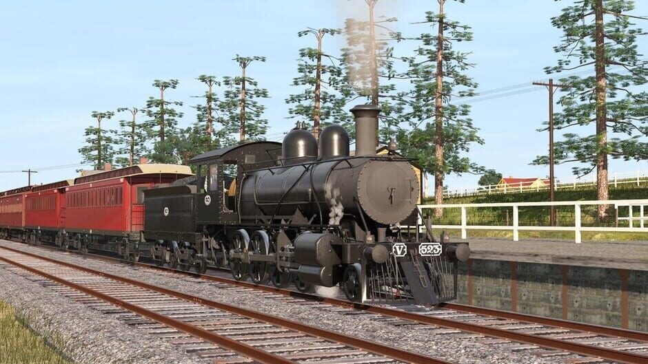 สกรีนช็อตจาก Trainz Railroad Simulator 2022: Victorian Railways V class FL Black (รูปที่ 5)