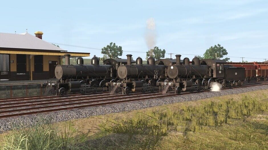 สกรีนช็อตจาก Trainz Railroad Simulator 2022: Victorian Railways V class FL Black (รูปที่ 6)