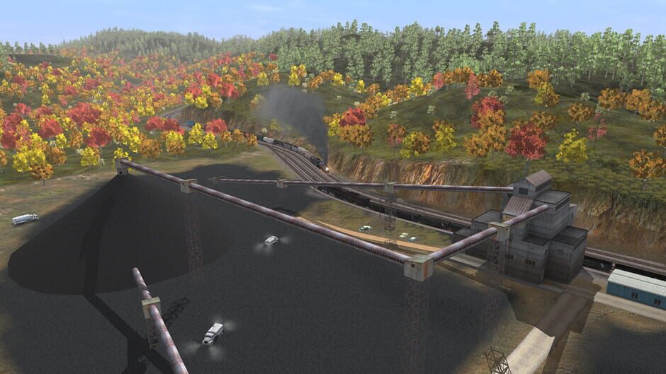 สกรีนช็อตจาก Trainz Railroad Simulator 2022: C&O 2-6-6-6 H8 - New River Mining Coal Run (รูปที่ 3)