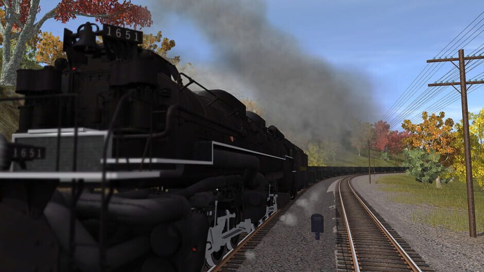 สกรีนช็อตจาก Trainz Railroad Simulator 2022: C&O 2-6-6-6 H8 - New River Mining Coal Run (รูปที่ 11)