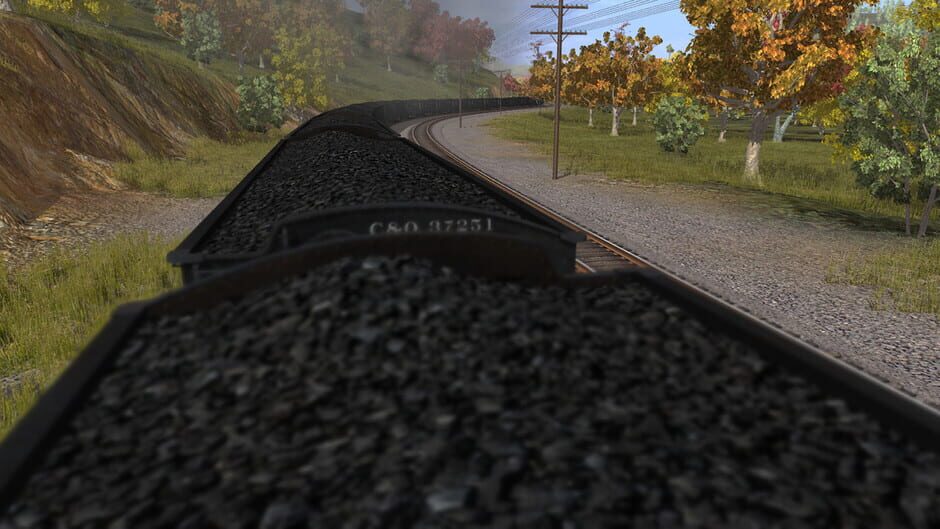 สกรีนช็อตจาก Trainz Railroad Simulator 2022: C&O 2-6-6-6 H8 - New River Mining Coal Run (รูปที่ 9)