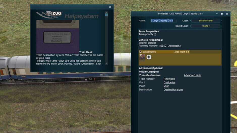สกรีนช็อตจาก Trainz Railroad Simulator 2022: Rheingold 1962 (รูปที่ 8)