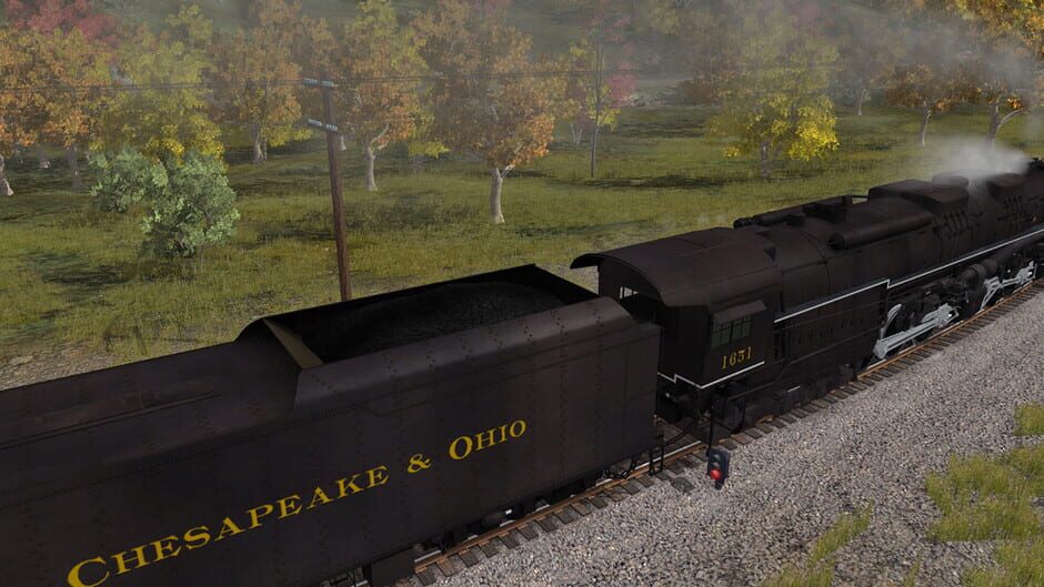 สกรีนช็อตจาก Trainz Railroad Simulator 2022: C&O 2-6-6-6 H8 - New River Mining Coal Run (รูปที่ 10)
