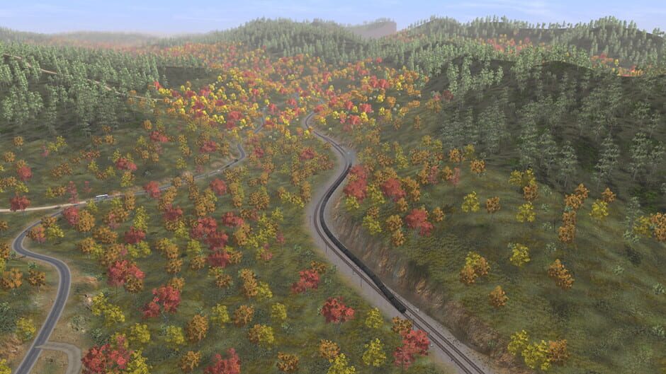 สกรีนช็อตจาก Trainz Railroad Simulator 2022: C&O 2-6-6-6 H8 - New River Mining Coal Run (รูปที่ 14)