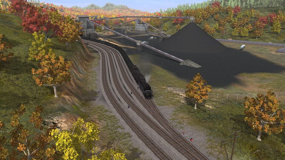 สกรีนช็อตจาก Trainz Railroad Simulator 2022: C&O 2-6-6-6 H8 - New River Mining Coal Run (รูปที่ 12)