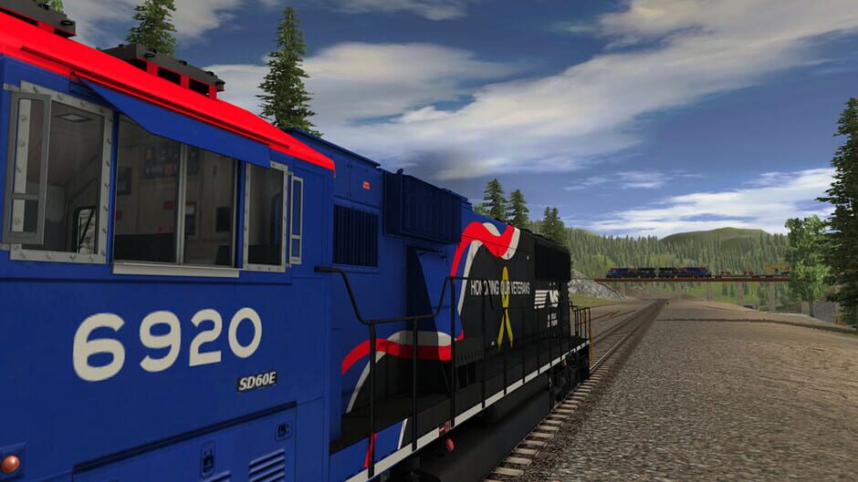 สกรีนช็อตจาก Trainz Railroad Simulator 2022: NS SD60E - 6920 Veterans Unit (รูปที่ 4)
