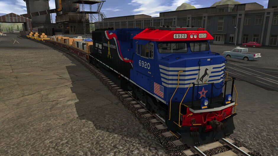 สกรีนช็อตจาก Trainz Railroad Simulator 2022: NS SD60E - 6920 Veterans Unit (รูปที่ 3)