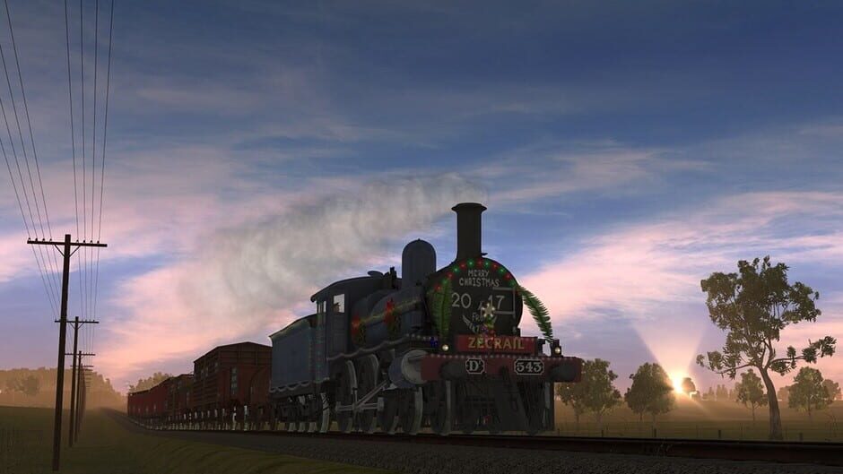 สกรีนช็อตจาก Trainz Railroad Simulator 2022: ZecRail 2017 Christmas Train (รูปที่ 2)