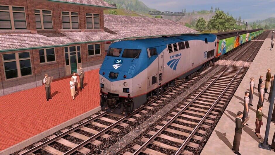 สกรีนช็อตจาก Trainz Railroad Simulator 2022: Amtrak P42DC - Phase V (รูปที่ 3)