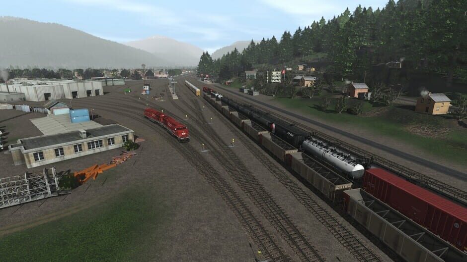 สกรีนช็อตจาก Trainz Plus: Canadian Rocky Mountains Viktor Lake to Ross Peak and Glacier (รูปที่ 8)