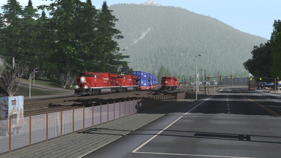 สกรีนช็อตจาก Trainz Plus: Canadian Rocky Mountains Viktor Lake to Ross Peak and Glacier (รูปที่ 6)
