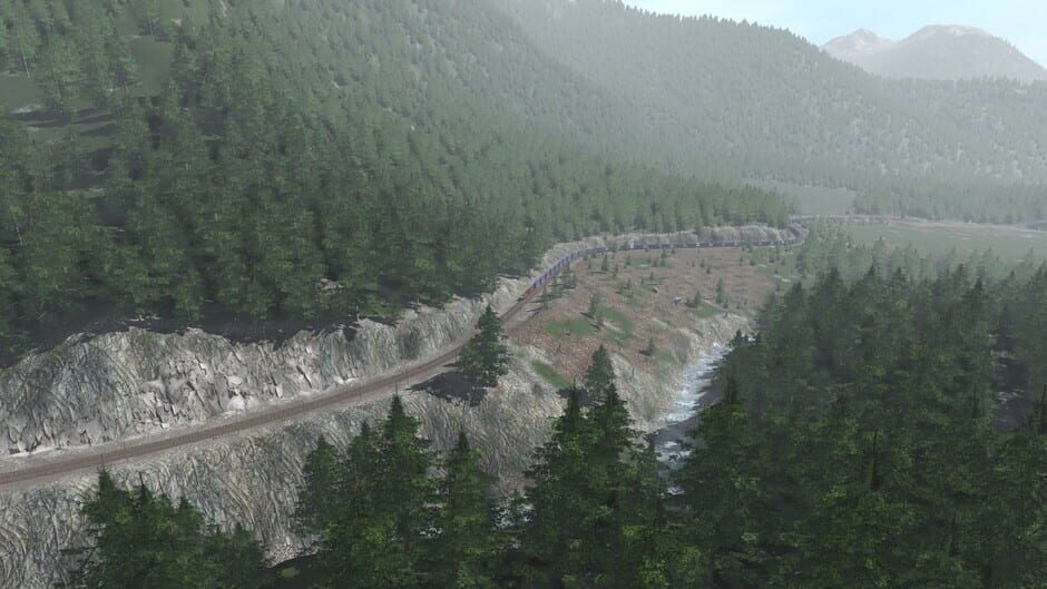 สกรีนช็อตจาก Trainz Plus: Canadian Rocky Mountains Viktor Lake to Ross Peak and Glacier (รูปที่ 3)