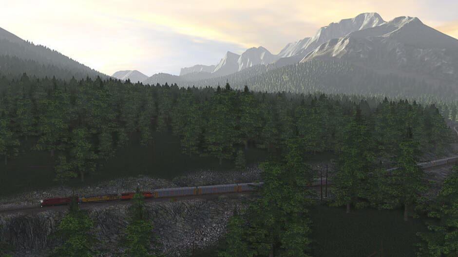 สกรีนช็อตจาก Trainz Plus: Canadian Rocky Mountains Ottertail to Castle Jct (รูปที่ 12)