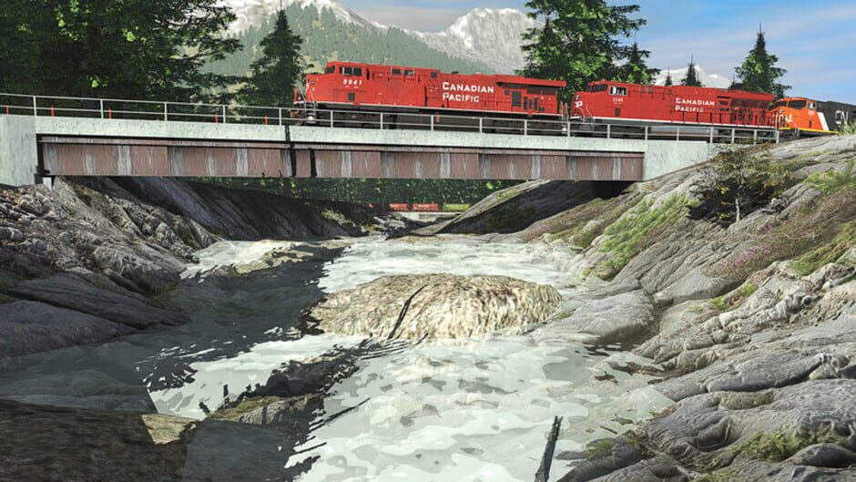 สกรีนช็อตจาก Trainz Plus: Canadian Rocky Mountains Ottertail to Castle Jct (รูปที่ 2)