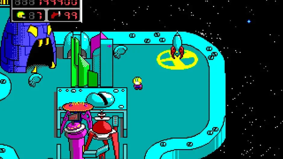 Commander Keen in Aliens Ate My Baby Sitter!, captura de tela 1