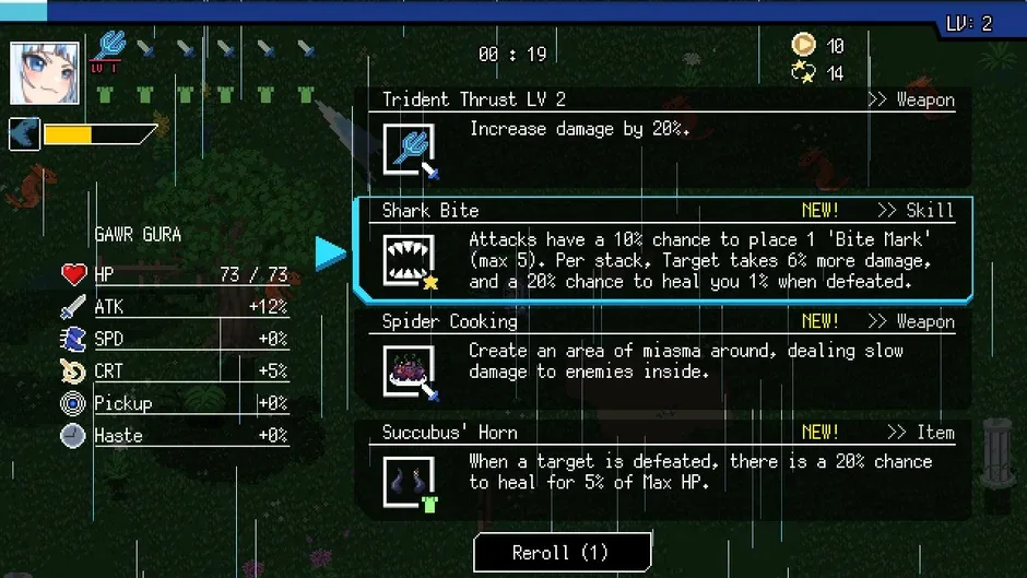 HoloCure: Save the Fans!, captura de tela 1