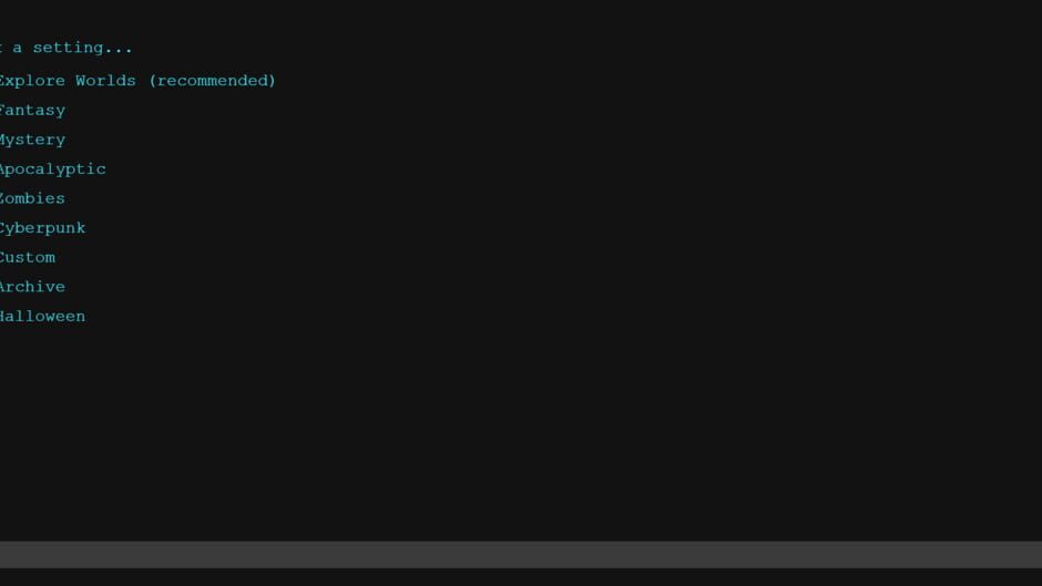 AI Dungeon Screenshot